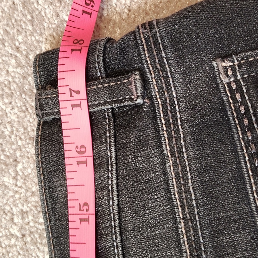 WHBM Women's Noir Slim Ankle Black Jeans Size 14 - Picture 6 of 10